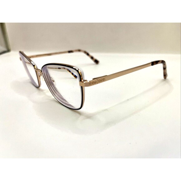 Viva Eyeglasses VV4526 002 Designer Frames Only Gold 53-17-140 - Picture 3 of 6